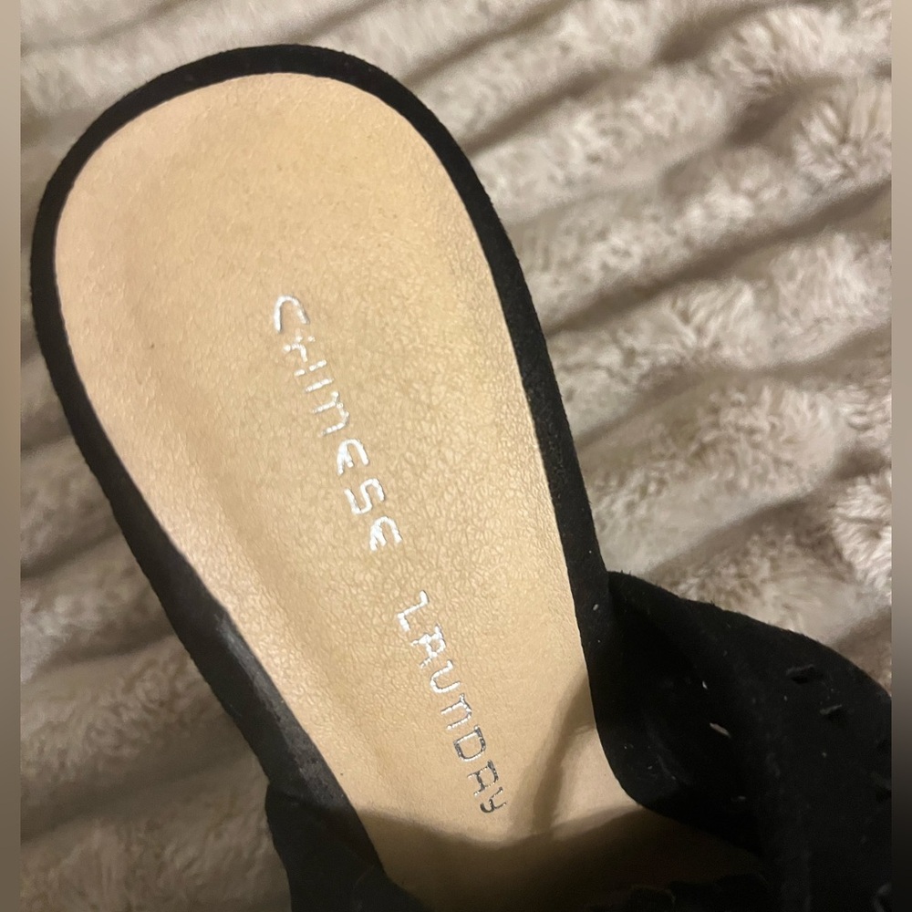 Chinese Laundry Peep Toe Wedges - Picture 6 of 7